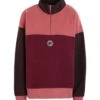 NIKE W NSW QZ SU Burgundy Women‘s Sweatshirt -Clothing Sales Store 10030093fx 14 f