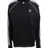 ADIDAS ORIGINALS ADICOLOR CLASSICS SST TRACK TOP Black Women‘s Sweatshirt -Clothing Sales Store 10087417sc 14 f
