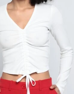 JJXX By JACK & JONES White Women‘s T-shirt -Clothing Sales Store 10094310ag 14 e