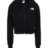 THE NORTH FACE W ICON CROP FULL ZIP HOODIE Black Women‘s Hooded Sweatshirt -Clothing Sales Store 10097664qf 14 f