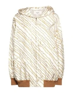 CELINE Beige Women‘s Hooded Sweatshirt