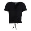 PIECES Black Women‘s T-shirt -Clothing Sales Store 10154137qk 14 f