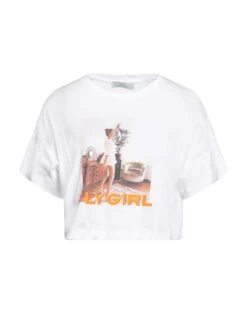 FLY GIRL White Womenâs T-shirt