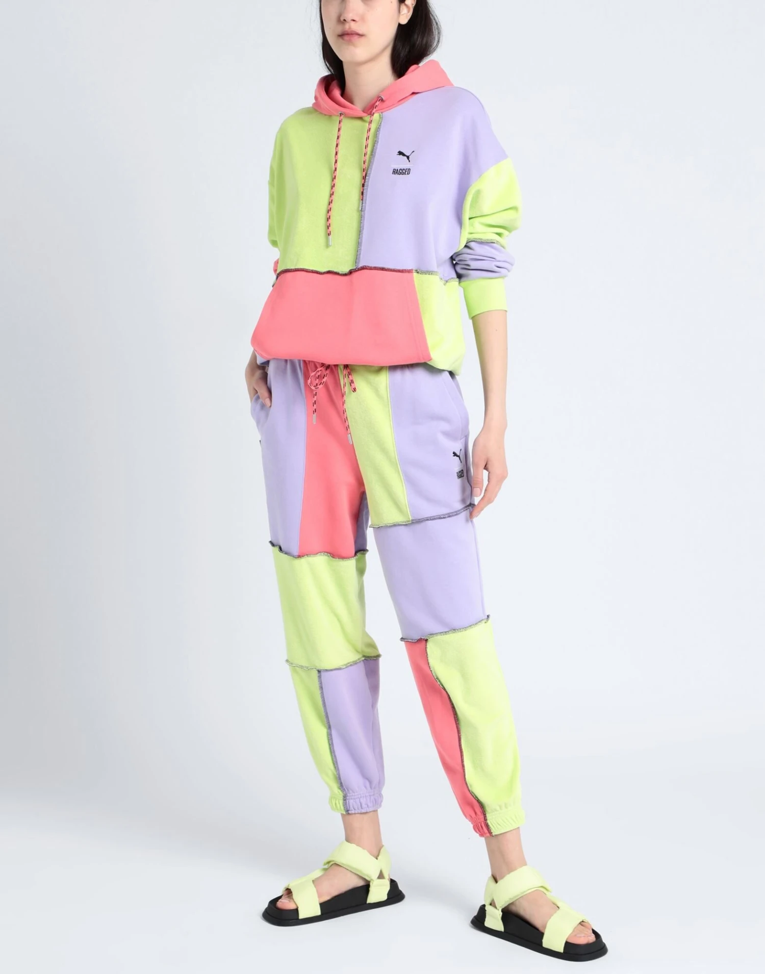 PUMA X THE RAGGED PRIEST PUMA X TRP Hoodie TR Acid Green Women‘s Hooded Sweatshirt 4 PUMA X THE RAGGED PRIEST PUMA X TRP Hoodie TR Acid Green Women‘s Hooded Sweatshirt - Image 2