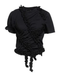 MM6 MAISON MARGIELA Black Women‘s T-shirt