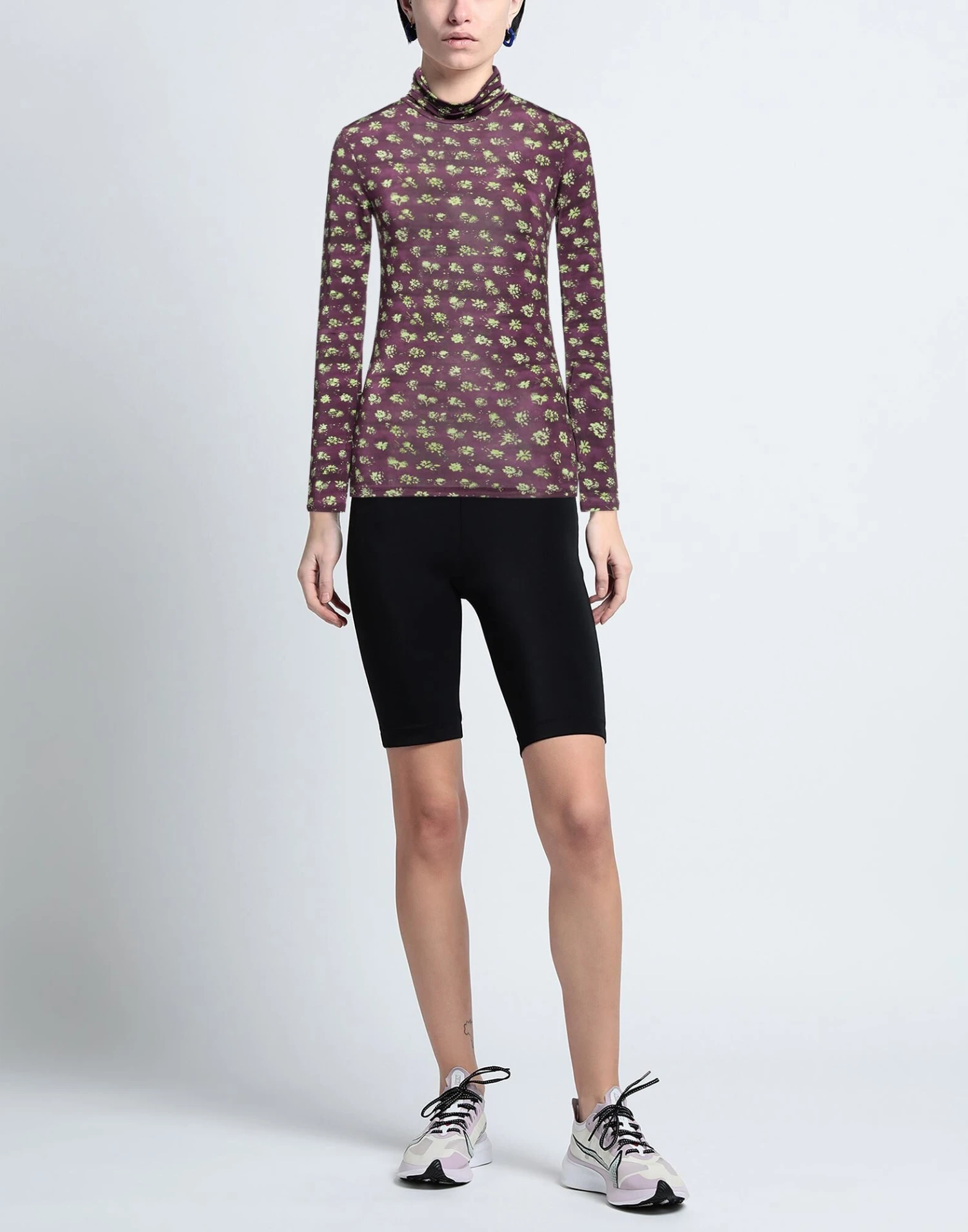 OTTOD'AME Dark Purple Women‘s T-shirt 4 OTTOD'AME Dark Purple Women‘s T-shirt - Image 2