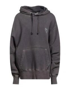 ANDERSSON BELL Grey Women‘s Hooded Sweatshirt