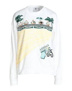 ADIDAS ORIGINALS ORIGINALS ARCHIVE GRAPHIC SWEATSHIRT White Women‘s Sweatshirt