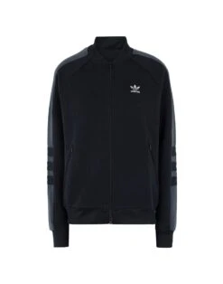 ADIDAS ORIGINALS TRACK TOP Black Women‘s Sweatshirt