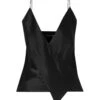 MICHAEL LO SORDO Black Women‘s Cami -Clothing Sales Store 12428991rr 14 f