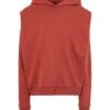 8 By ORGANIC COTTON PADDED SHOULDER HOODIE Brick Red Women‘s Hooded Sweatshirt 2 8 By ORGANIC COTTON PADDED SHOULDER HOODIE Brick Red Women‘s Hooded Sweatshirt -Clothing Sales Store 12611050lr 14 f