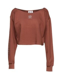 ADIDAS ORIGINALS SLOUCHY CREW Light Brown Women‘s Sweatshirt
