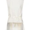 ERIKA CAVALLINI Ivory Women‘s Evening Top -Clothing Sales Store 12666310sv 14 f