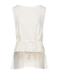 ERIKA CAVALLINI Ivory Women‘s Evening Top