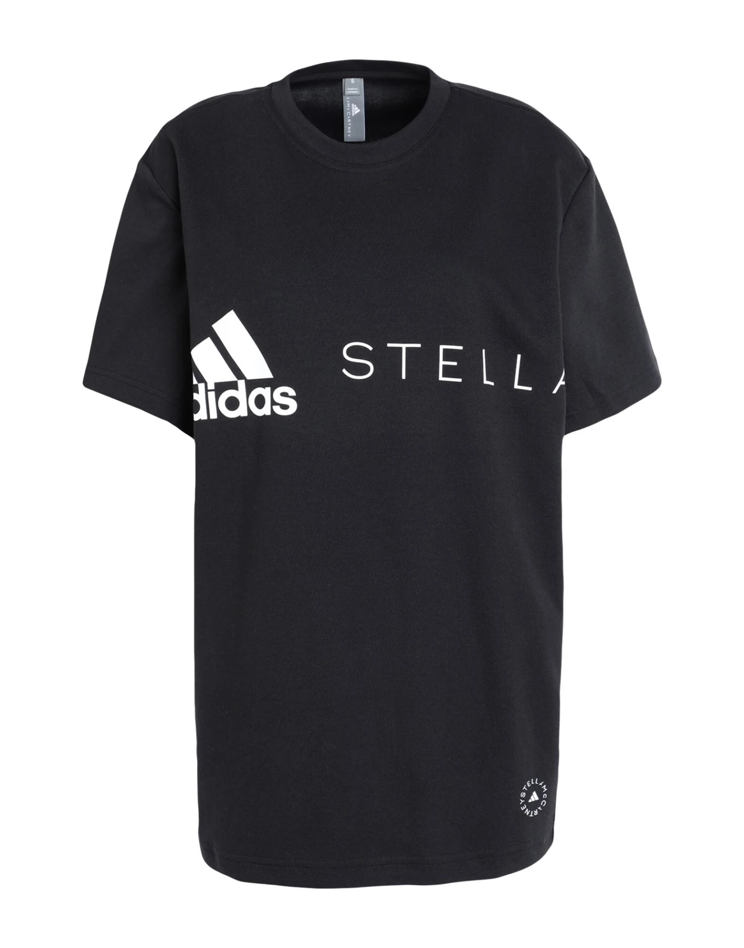 ADIDAS By STELLA Mccartney ASMC LOGO TEE Black Women‘s Oversize-t-shirt