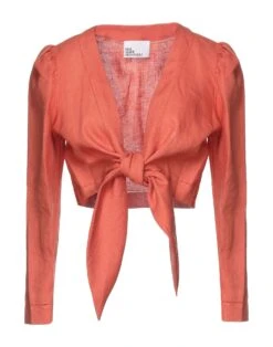 LISA MARIE FERNANDEZ Rust Women‘s Shrug