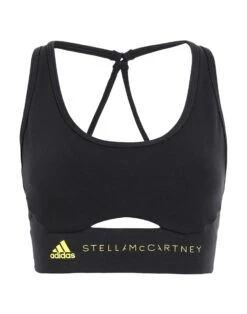 ADIDAS By STELLA Mccartney ASMC TST BRA Black Women‘s Crop Top