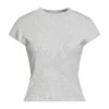 GUESS Grey Women‘s T-shirt -Clothing Sales Store 12959734rd 14 f