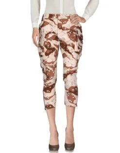 DSQUARED2 Beige Women‘s Cropped Pants & Culottes
