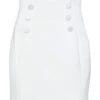 SIMONA CORSELLINI White Women‘s Mini Skirt