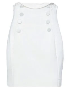 SIMONA CORSELLINI White Women‘s Mini Skirt