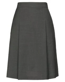 MASSIMO ALBA Grey Women‘s Midi Skirt