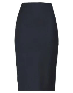 EMPORIO ARMANI Midnight Blue Women‘s Midi Skirt