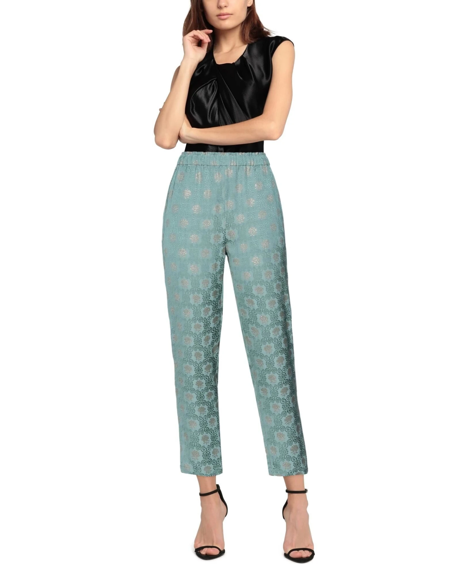 Redvalentino Emerald Green Women‘s Casual Pants 4 Redvalentino Emerald Green Women‘s Casual Pants - Image 2