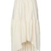 MAJE Ivory Women‘s Midi Skirt