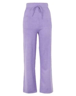 8 By KNIT WIDE LEG PANTS Lilac Women‘s Casual Pants