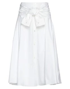 MM6 MAISON MARGIELA White Women‘s Midi Skirt