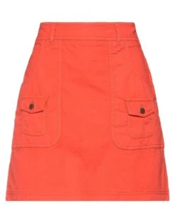 LOVE MOSCHINO Orange Women‘s Mini Skirt