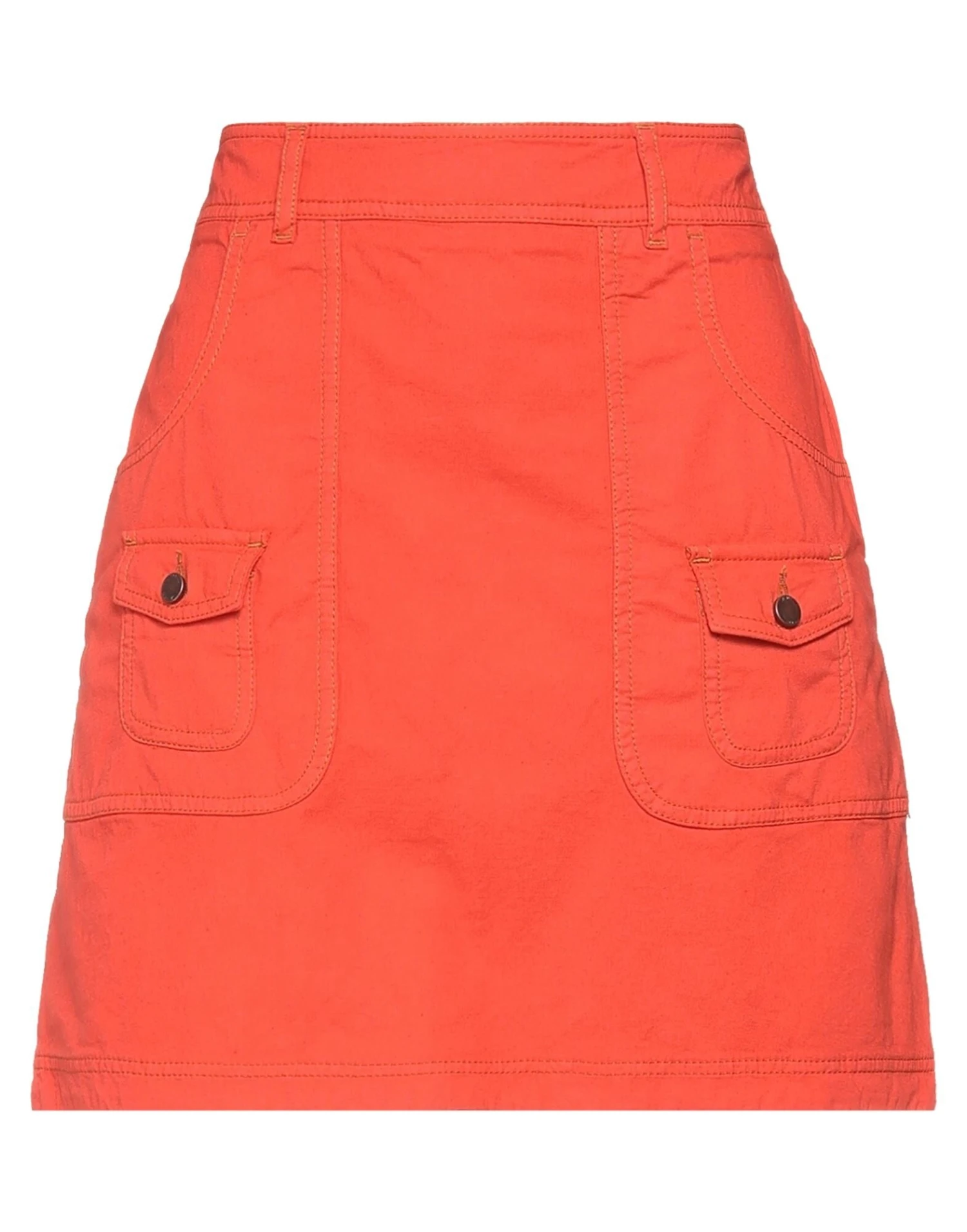 LOVE MOSCHINO Orange Women‘s Mini Skirt 3 LOVE MOSCHINO Orange Women‘s Mini Skirt