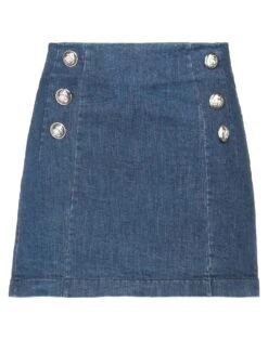 VANESSA SCOTT Blue Women‘s Denim Skirt