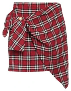 AMEN Brick Red Women‘s Mini Skirt