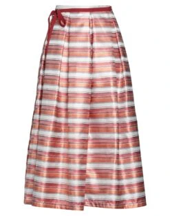 VIRNA DRÒ® Rust Women‘s Maxi Skirts
