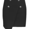 ODI ET AMO Black Women‘s Mini Skirt -Clothing Sales Store 13991841mm 14 f
