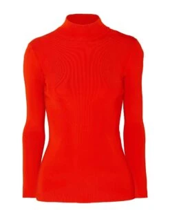 VICTORIA BECKHAM Red Women‘s Turtleneck