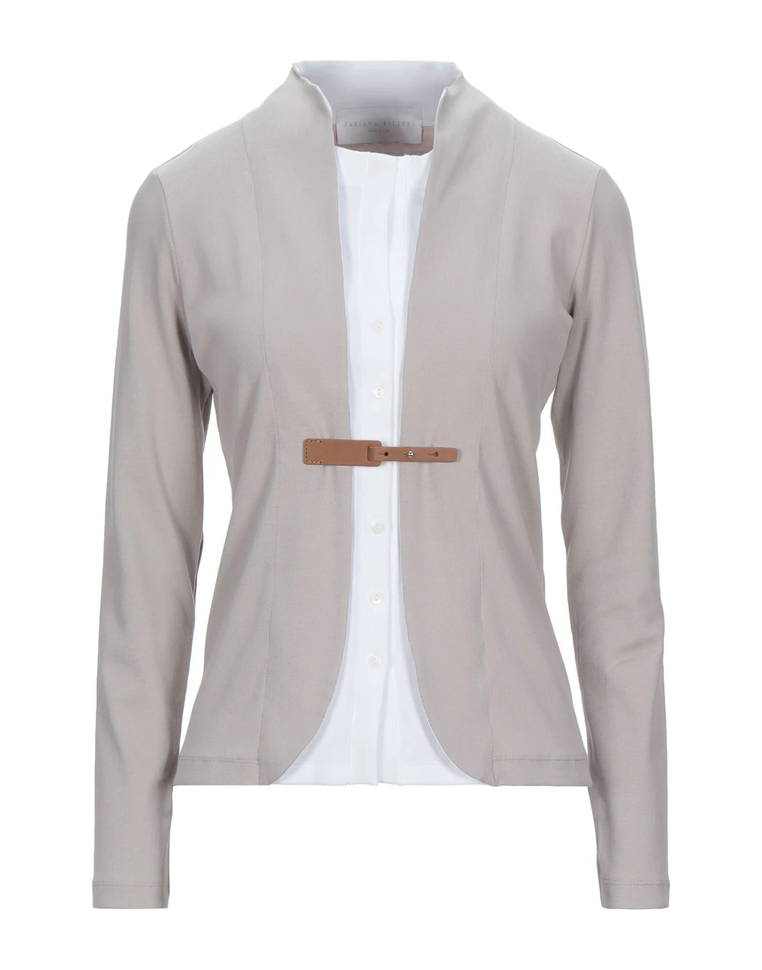 FABIANA FILIPPI Dove Grey Women‘s Cardigan 3 FABIANA FILIPPI Dove Grey Women‘s Cardigan