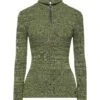 OTTOD'AME Acid Green Women‘s Turtleneck -Clothing Sales Store 14235760ln 14 f
