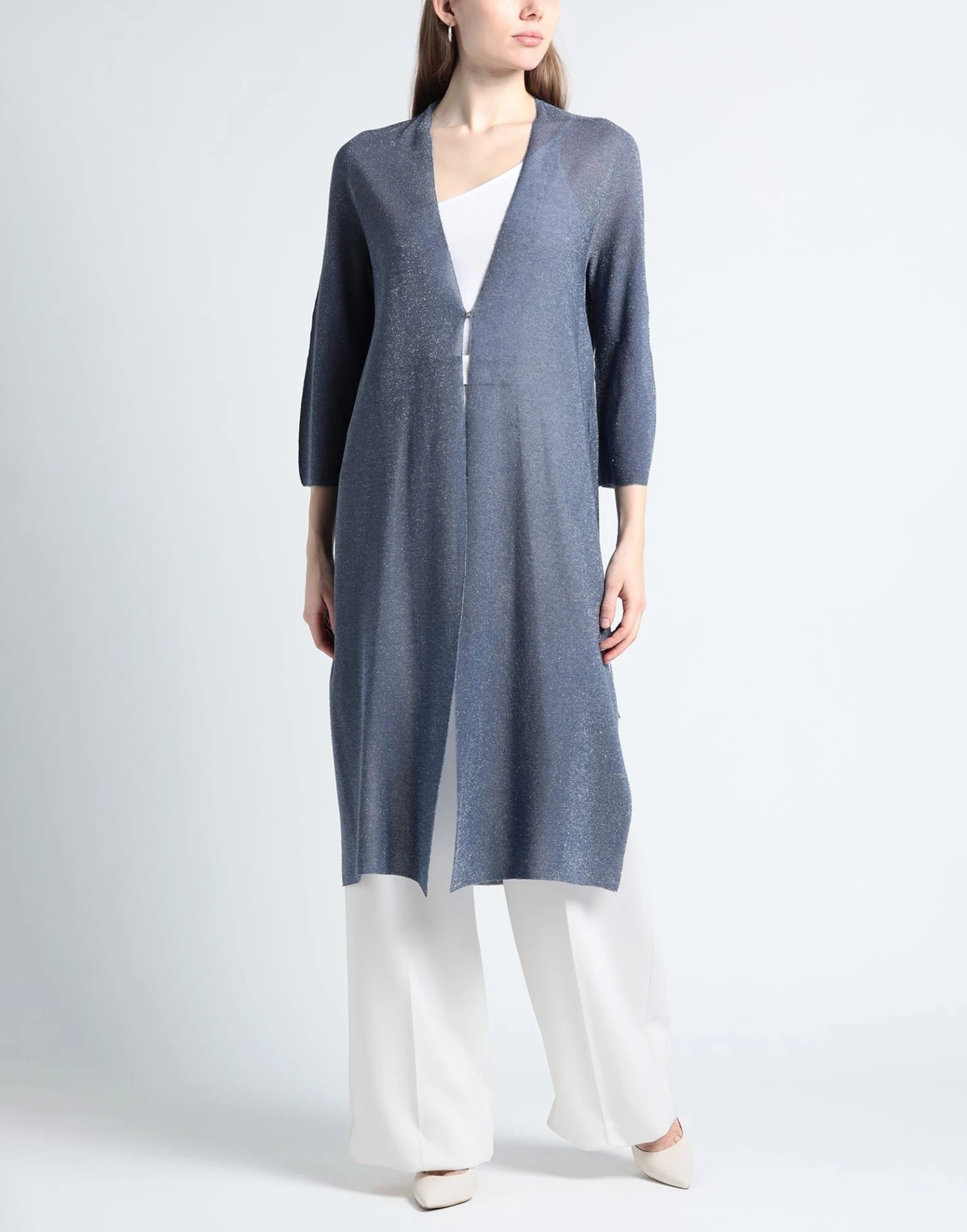 D.EXTERIOR Pastel Blue Women‘s Cardigan 4 D.EXTERIOR Pastel Blue Women‘s Cardigan - Image 2