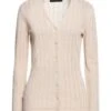 LES COPAINS Beige Women‘s Cardigan -Clothing Sales Store 14326690rh 14 f