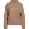 SOUVENIR Light Brown Women‘s Turtleneck -Clothing Sales Store 14365455us 14 f