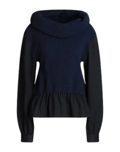SEMICOUTURE Midnight Blue Women‘s Turtleneck