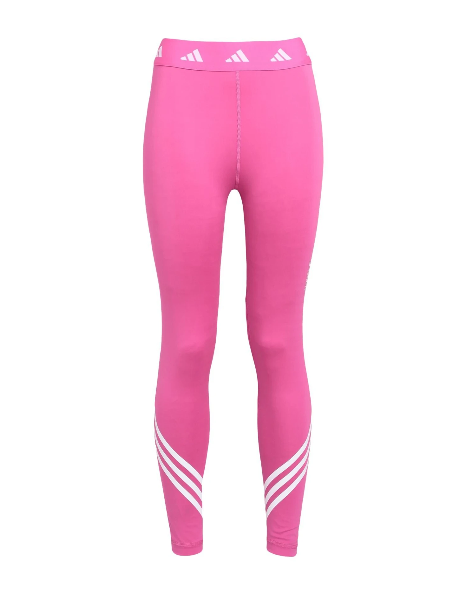 ADIDAS Adidas Techfit 3 Stripes Tight Fuchsia Women‘s Leggings