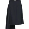 EUDON CHOI Midnight Blue Women‘s Midi Skirt