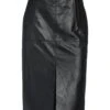 SPACE SIMONA CORSELLINI Black Women‘s Midi Skirt