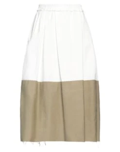 AVN White Women‘s Midi Skirt