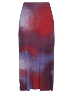 VINCE. Burgundy Women‘s Midi Skirt