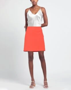 SENSO By ATMOSFASHION Orange Women‘s Mini Skirt -Clothing Sales Store 30085094tp 14 r